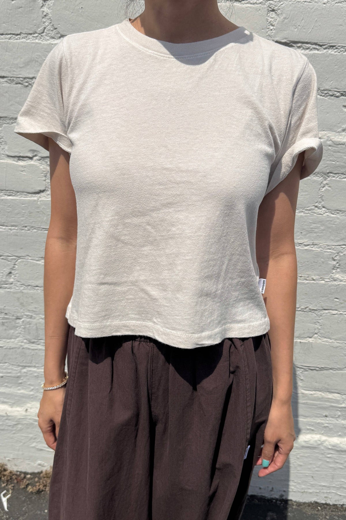 Airy Darling Tee - Rice