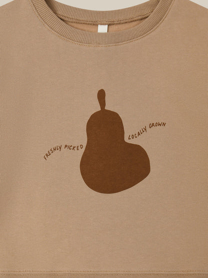 Pear Slogan Sweatshirt