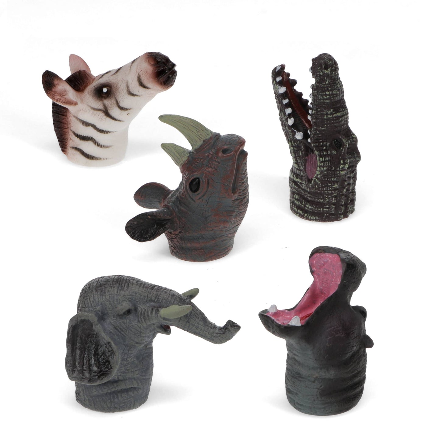 Animal finger puppets (set of 5) - Safari