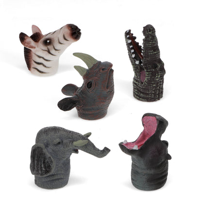 Animal finger puppets (set of 5) - Safari