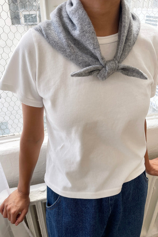 Cashmere Bandana - Heather Grey