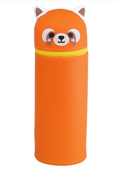 Adoramals Red Panda Silicone Upright Pencil Case