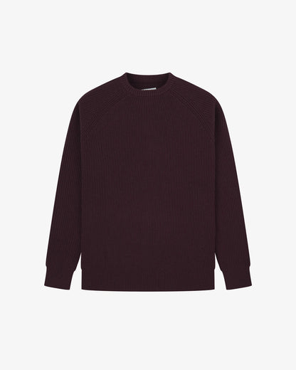 Crew Knit Jumper - Epsom Downx Red