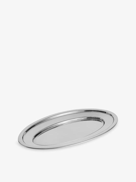 Essential Oval medium Stainless-Steel Dish