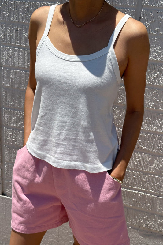 Dana Organic Cotton Cami - Vintage White