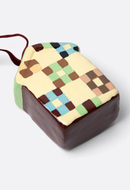 Patchwork House Christmas Decoration