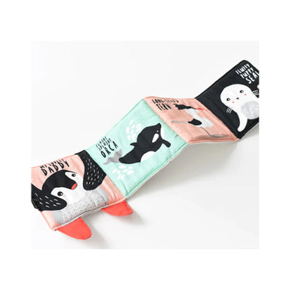 Pitter Patter Penguin Soft Cloth Baby Book