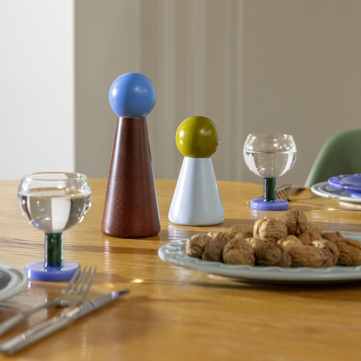 Salt & Pepper Halma Large  - Burgundy