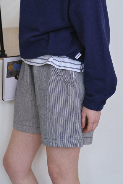 City Short - Blue Stripel
