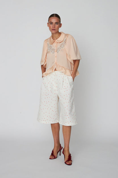 Heart Print Shorts