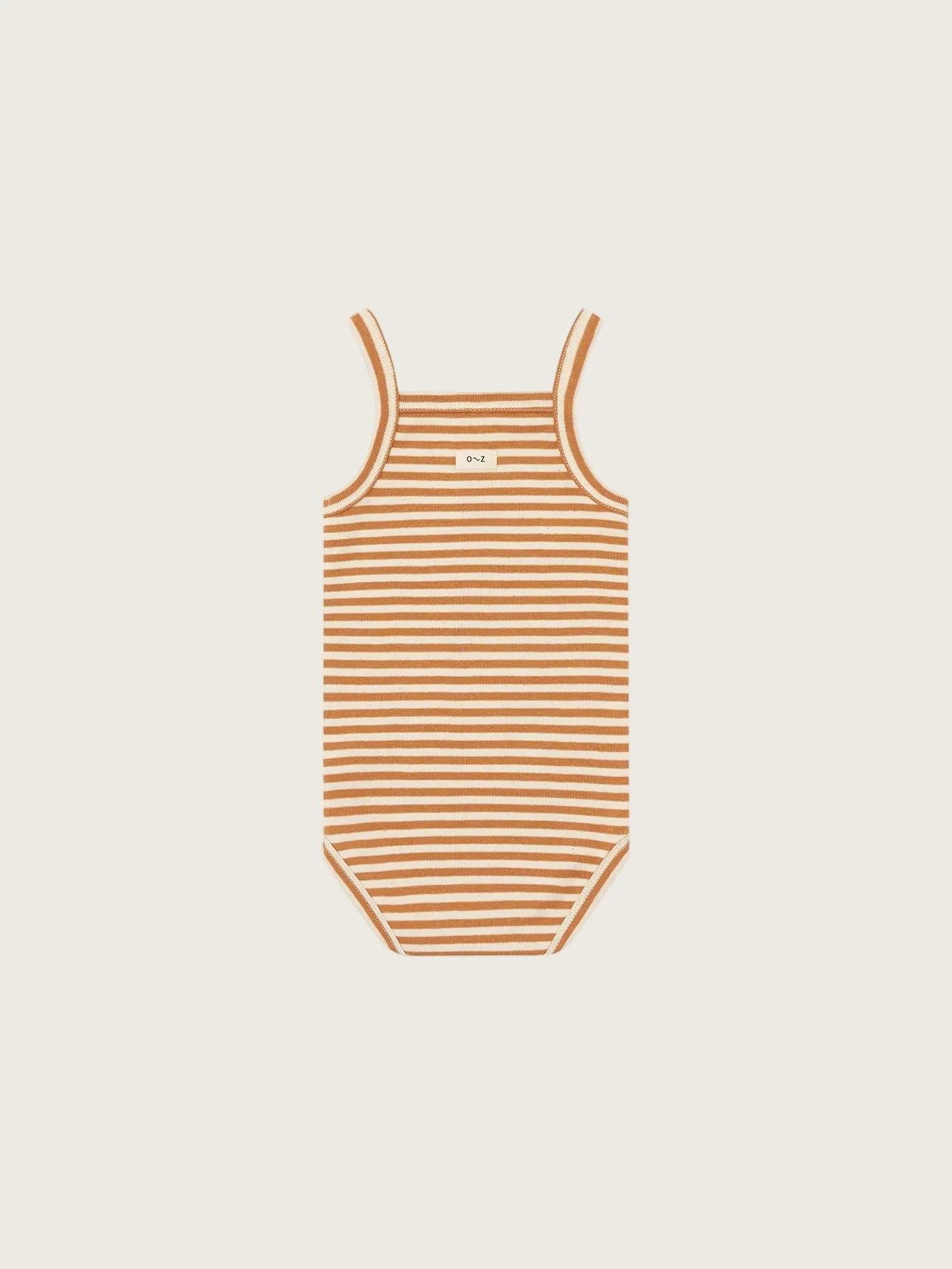 Copper Stripe Tank Bodysuit