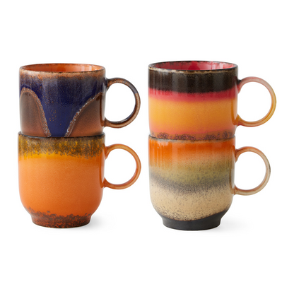 70’s  Ceramics  Coffee Mugs - Single