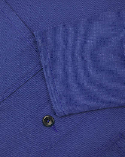 Drill Buttoned Overshirt - Ultra Blue