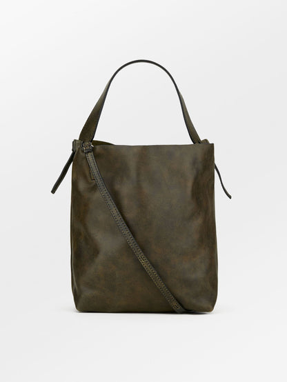 Crushed Mae Leather Bag - Small