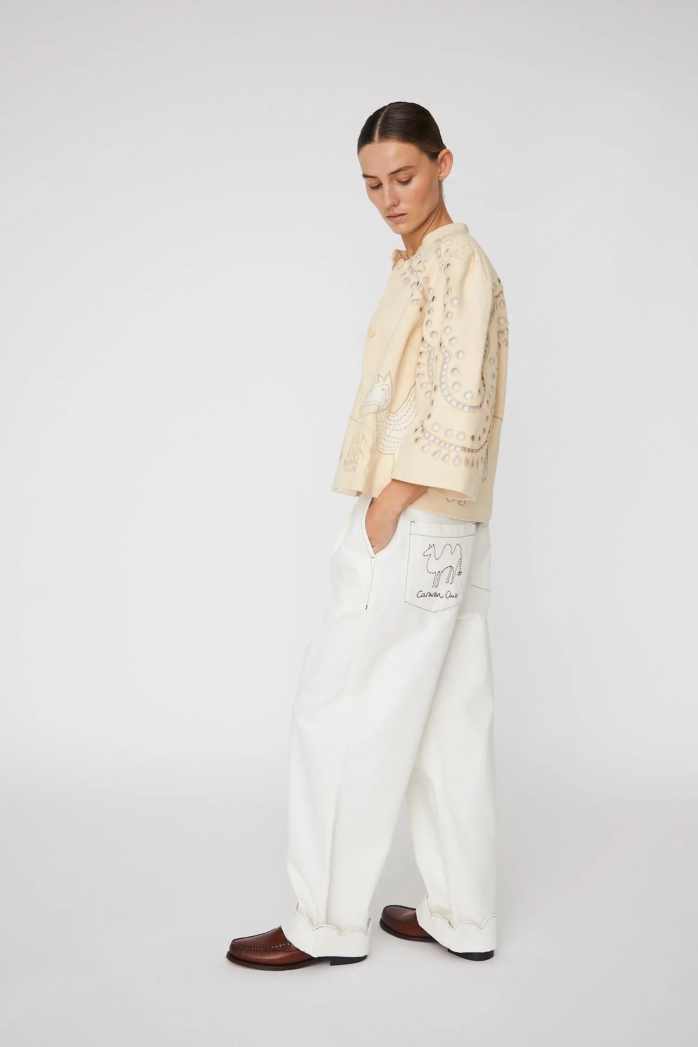 Embroidery Anglaise Jacket