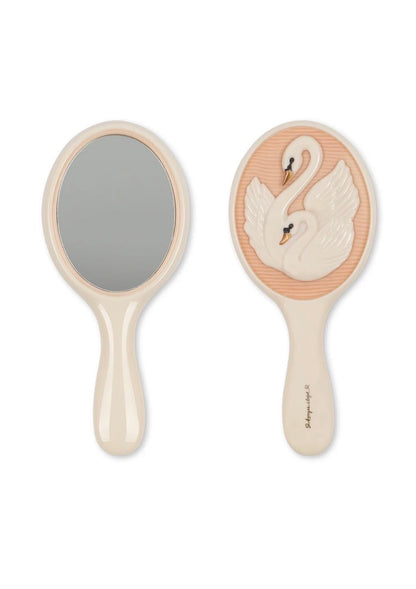 Swan Beauty Set - Comb and Mirror