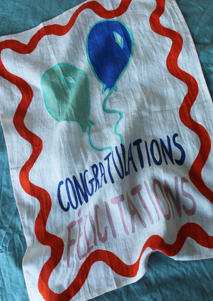 Congratulations Tea Towel