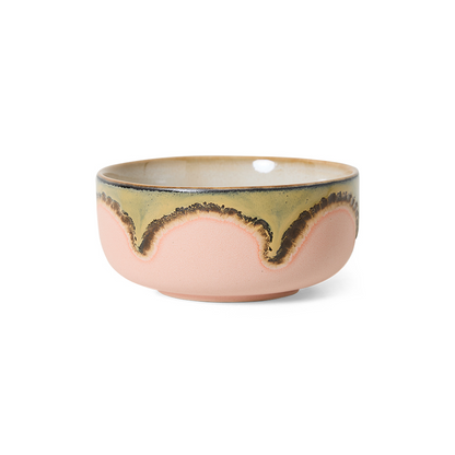 70’s Ceramic Dessert Bowl Gem