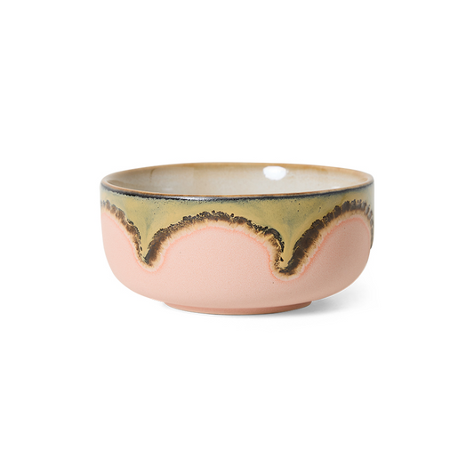 70’s Ceramic Dessert Bowl Gem
