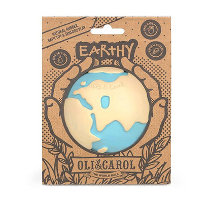 Earthy the World Ball - Natural Baby Sensory Ball Oli&Carol