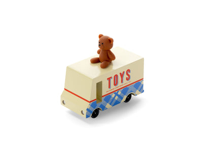Candyvan - Teddy Toy Van - Wooden Diecast Toy Car Candylab