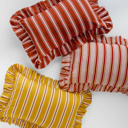 Cacao pop stripe cushion