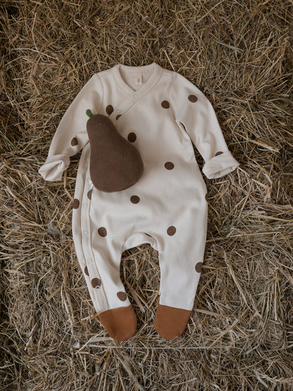 Undyed Cotton Dots Suit