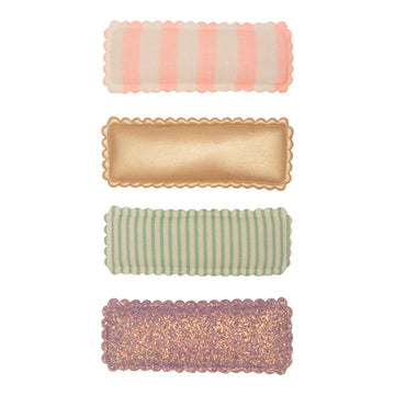 Stripy Rectangular Clips