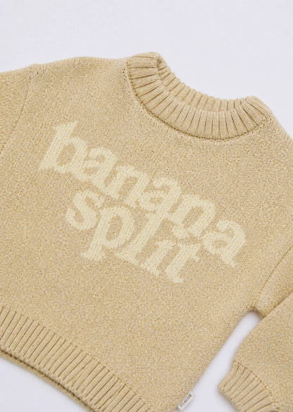 Lori Banana Split Knit Sweater