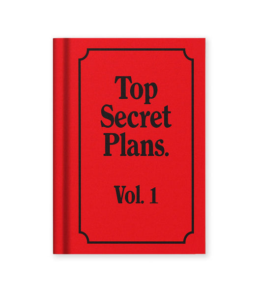 Top Secret Plans Mini Notebook