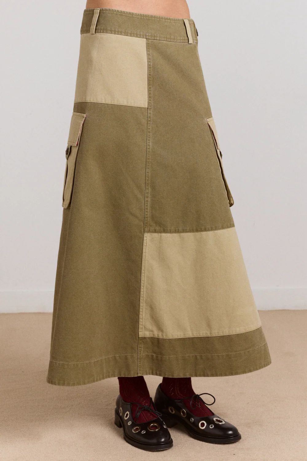 Marcelle Barn Skirt - Olive