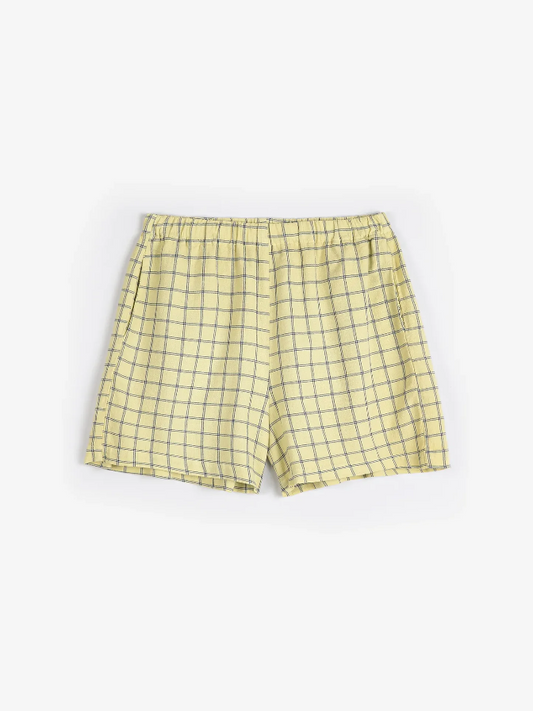 Spicy Window Check Crepe Shorts