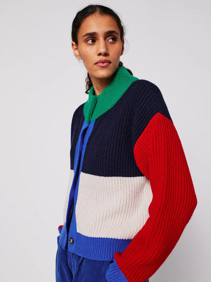 Colourblock Cardigan