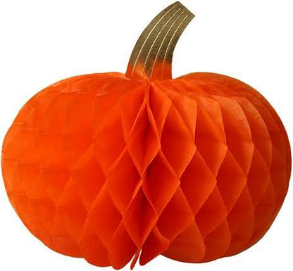 Pumpkin Honeycomb Decorations