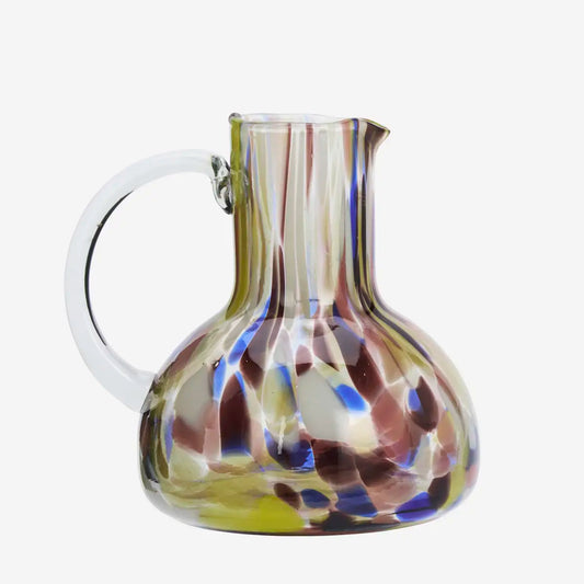 Coloured Glass Jug