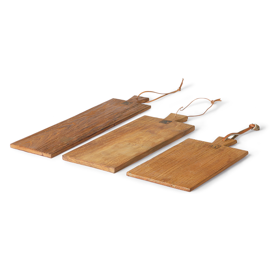 Bread Board Teak - Set Of 3