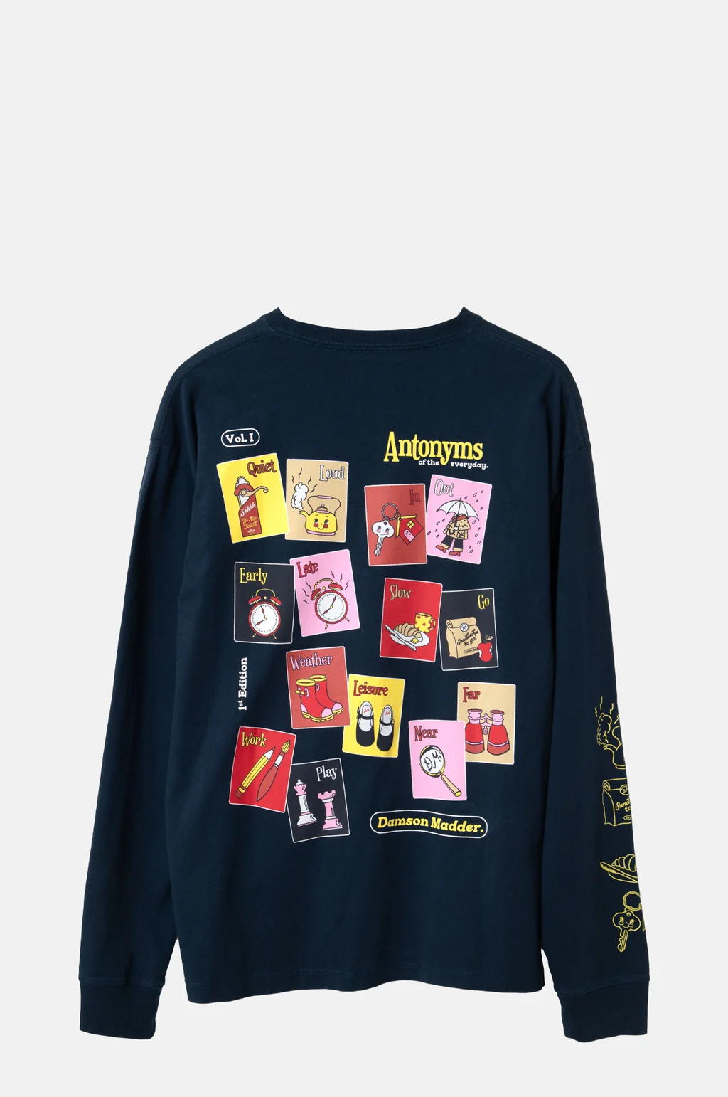 Antonyms LS Graphic Tee - Navy