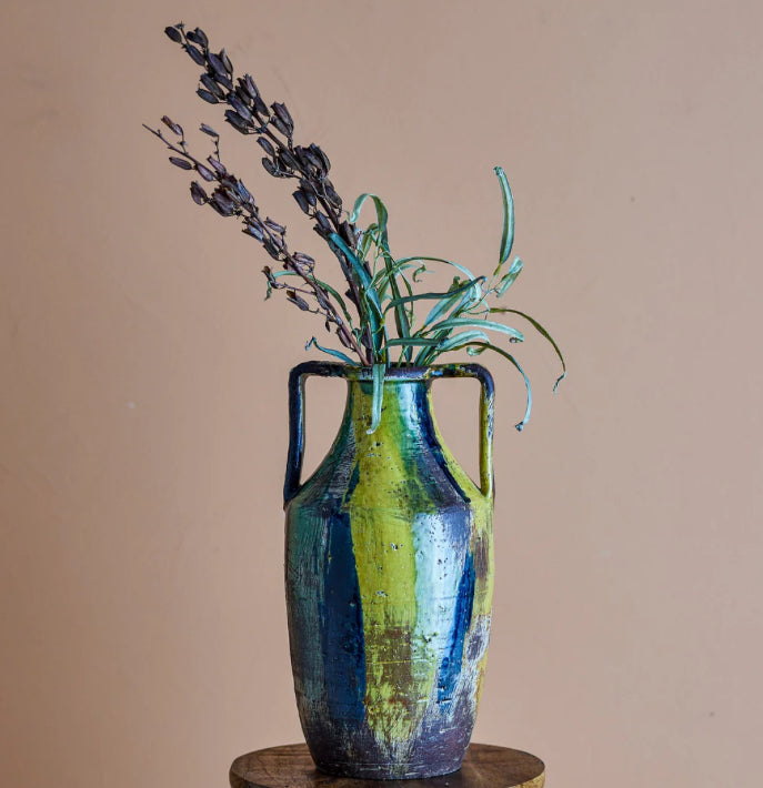 Wilder Decorative Vase - Yellow Terracotta