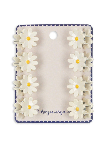 8 Pack Daisy Mini Hair Claws