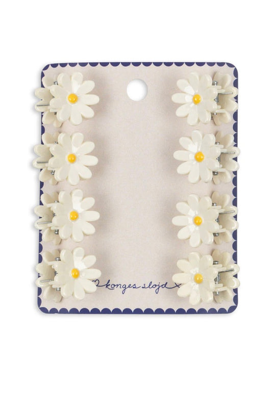 8 Pack Daisy Mini Hair Claws