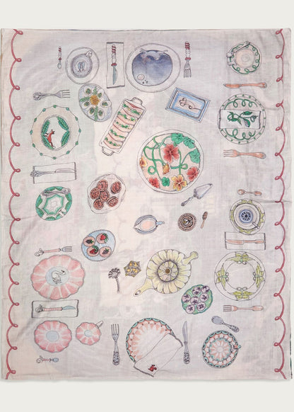 Once Upon A Feast / Afternoon Tea Reversible Baby Muslin - Large