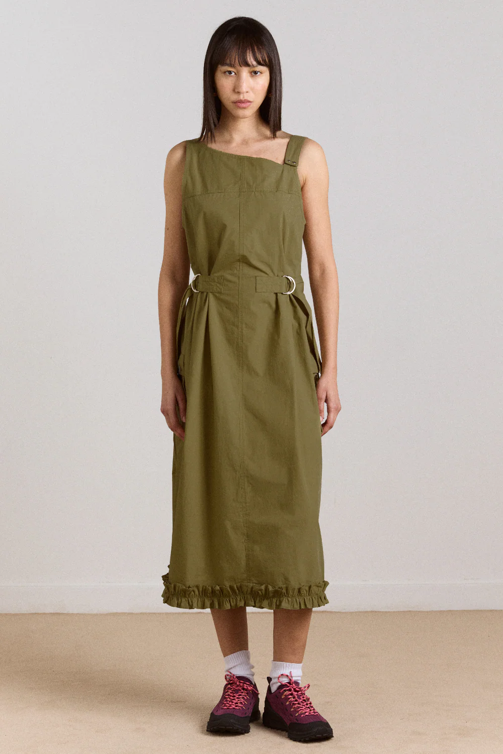 Tate Midi Dress - Olive