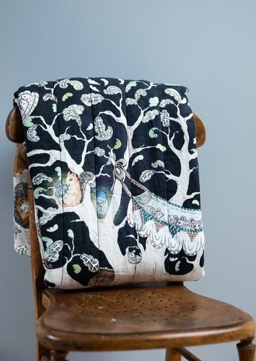 Enchanted Forest Quilted Blanket