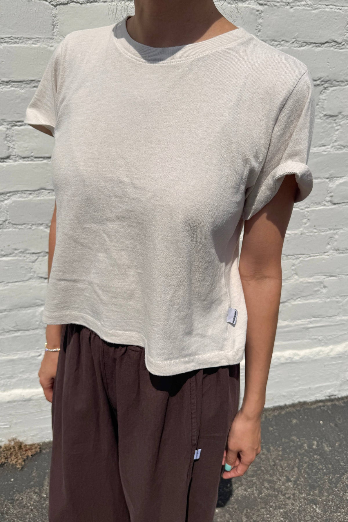 Airy Darling Tee - Rice