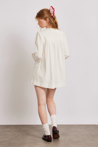 Genevieve Mini Dress - White