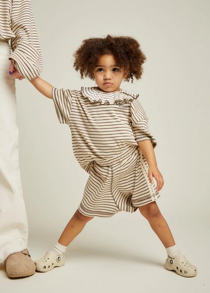 Harper Coco Stripe Short