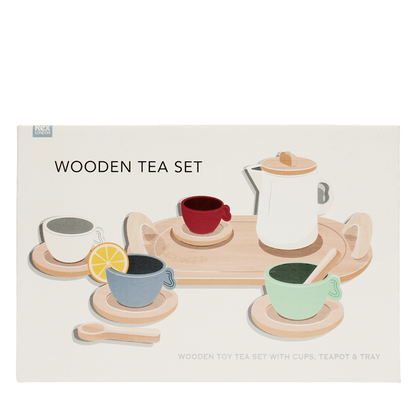 Wooden Tea Set