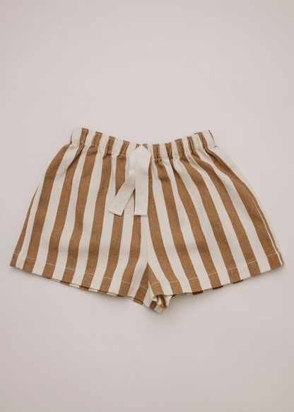 Harper Hazelnut Stripe Shorts