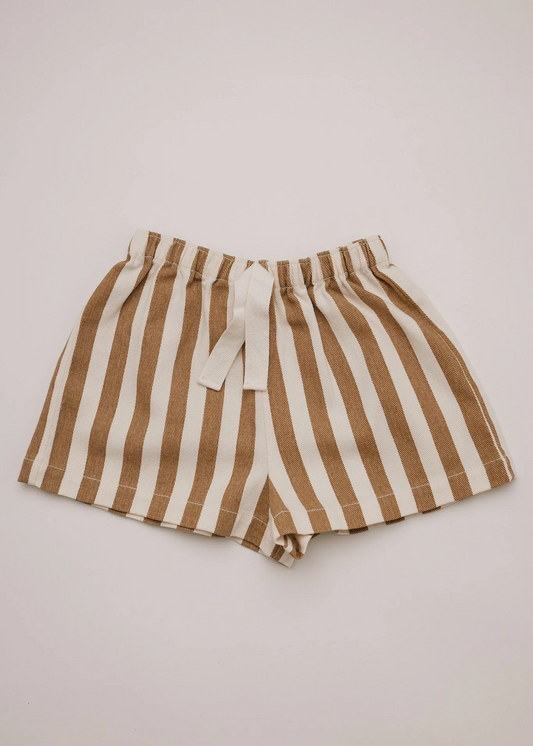 Harper Hazelnut Stripe Shorts