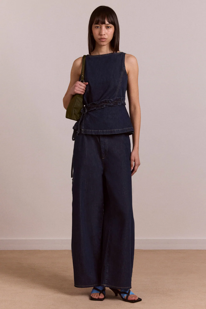 Straight Leg Augusta Jeans - Dark Indigo